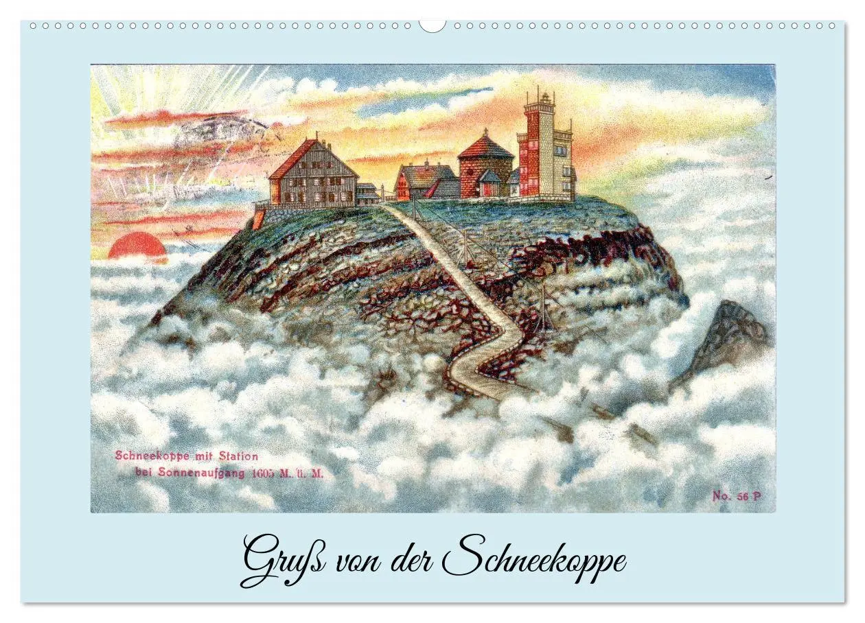 Cover: 9783457260845 | Gruß von der Schneekoppe (Wandkalender 2026 DIN A2 quer), CALVENDO...