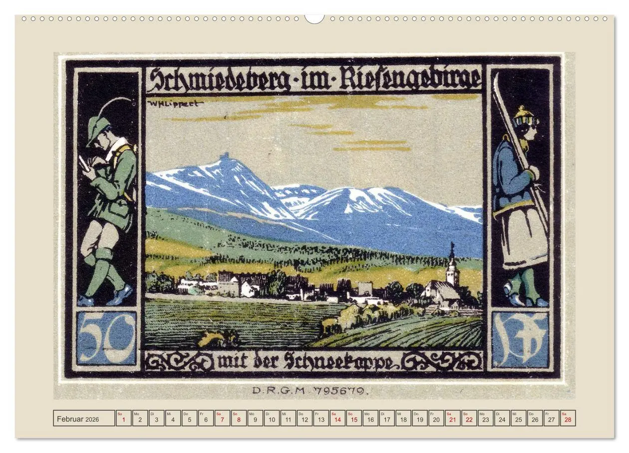 Bild: 9783457260845 | Gruß von der Schneekoppe (Wandkalender 2026 DIN A2 quer), CALVENDO...