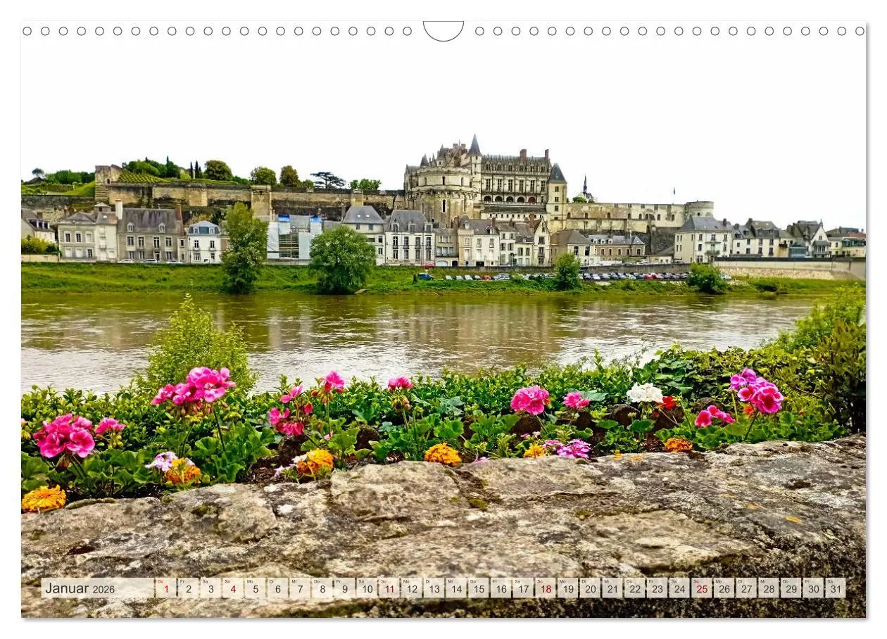 Bild: 9783457330845 | Romantisches Loiretal (Wandkalender 2026 DIN A3 quer), CALVENDO...