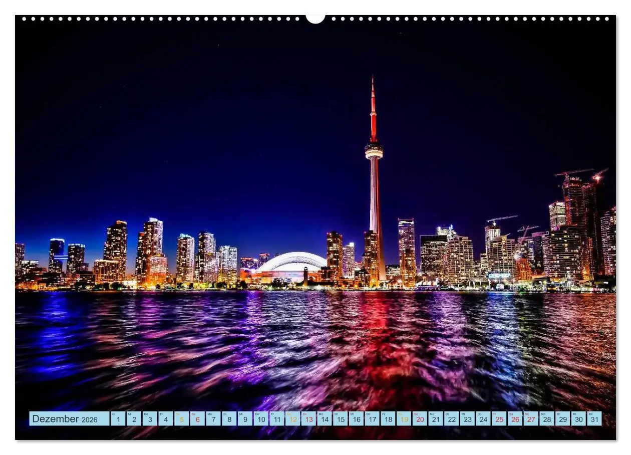 Bild: 9783516040845 | Städte der Welt - Skylines in der Nacht (Wandkalender 2026 DIN A2...