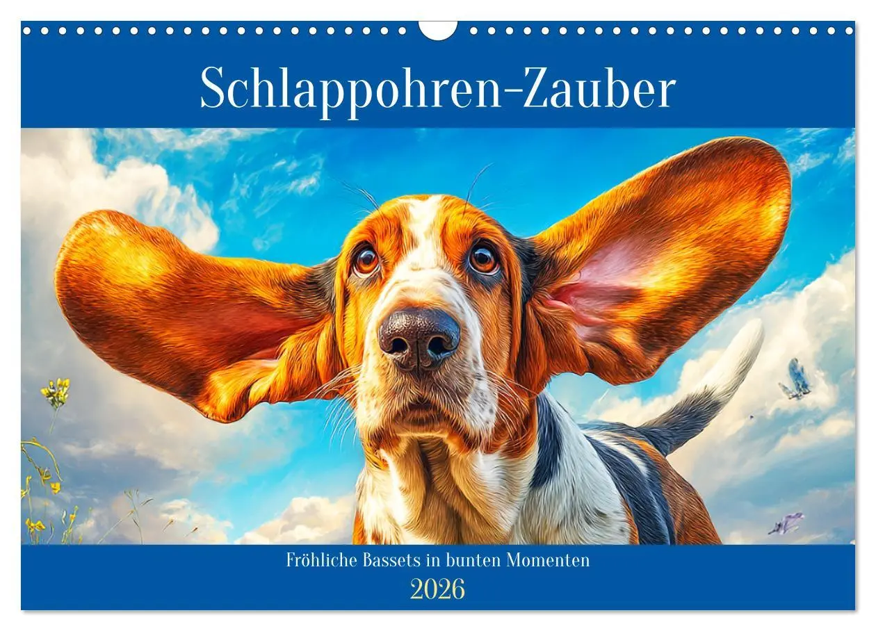 Cover: 9783516420845 | Schlappohren-Zauber. Fröhliche Bassets in bunten Momenten...