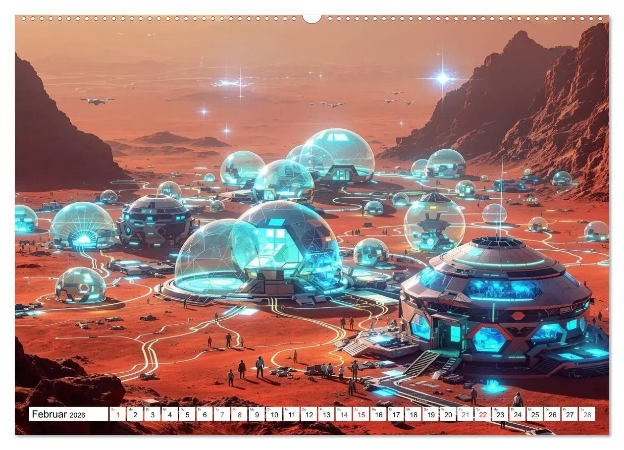Bild: 9783516730845 | Neuer Morgen Mars (Wandkalender 2026 DIN A2 quer), CALVENDO...