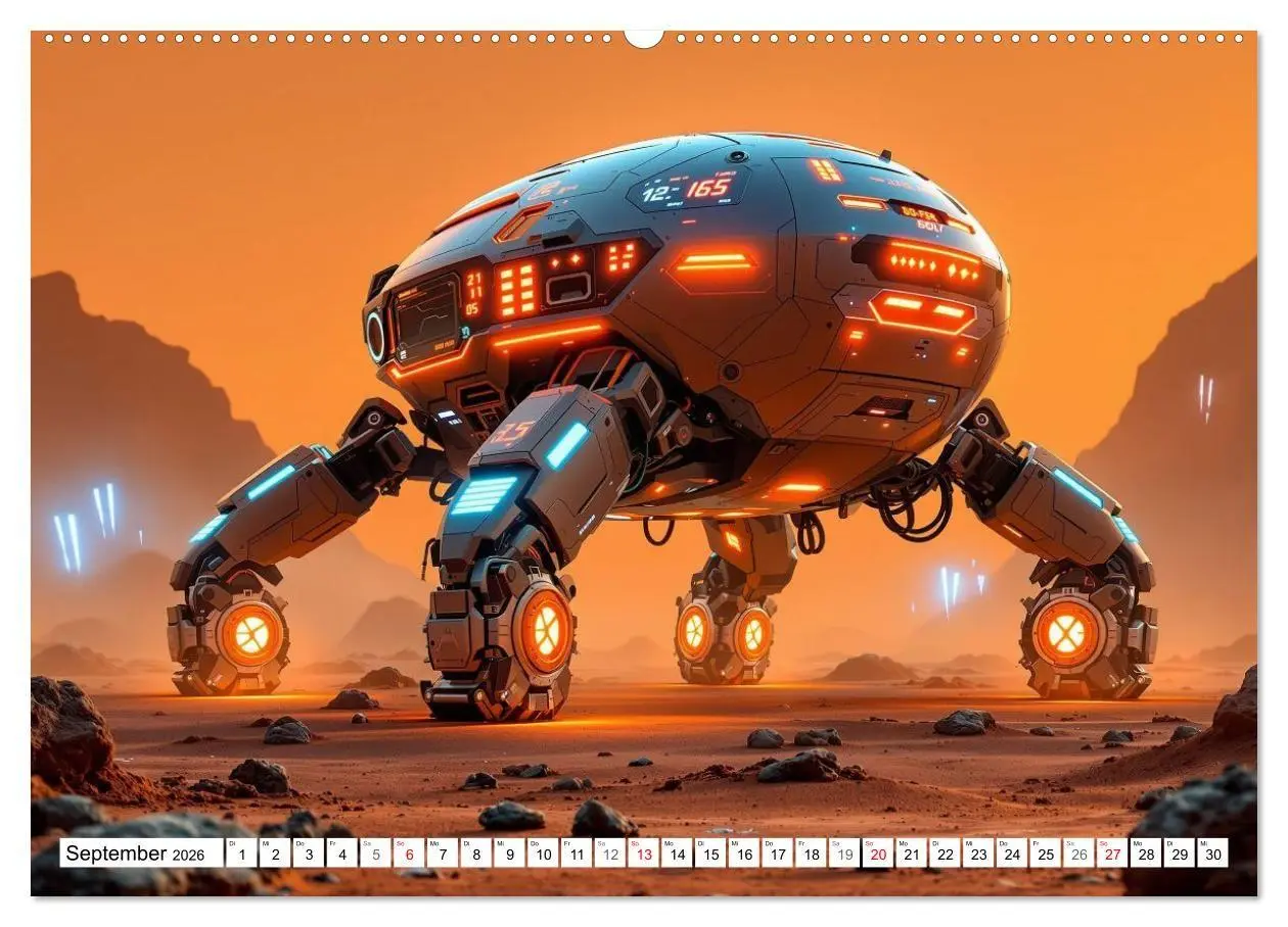 Bild: 9783516730845 | Neuer Morgen Mars (Wandkalender 2026 DIN A2 quer), CALVENDO...