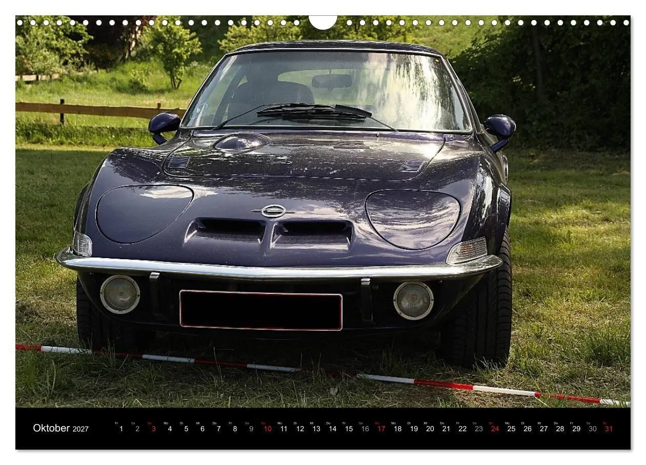 Bild: 9783594020845 | Opel GT Der Kalender (Wandkalender 2027 DIN A3 quer), CALVENDO...