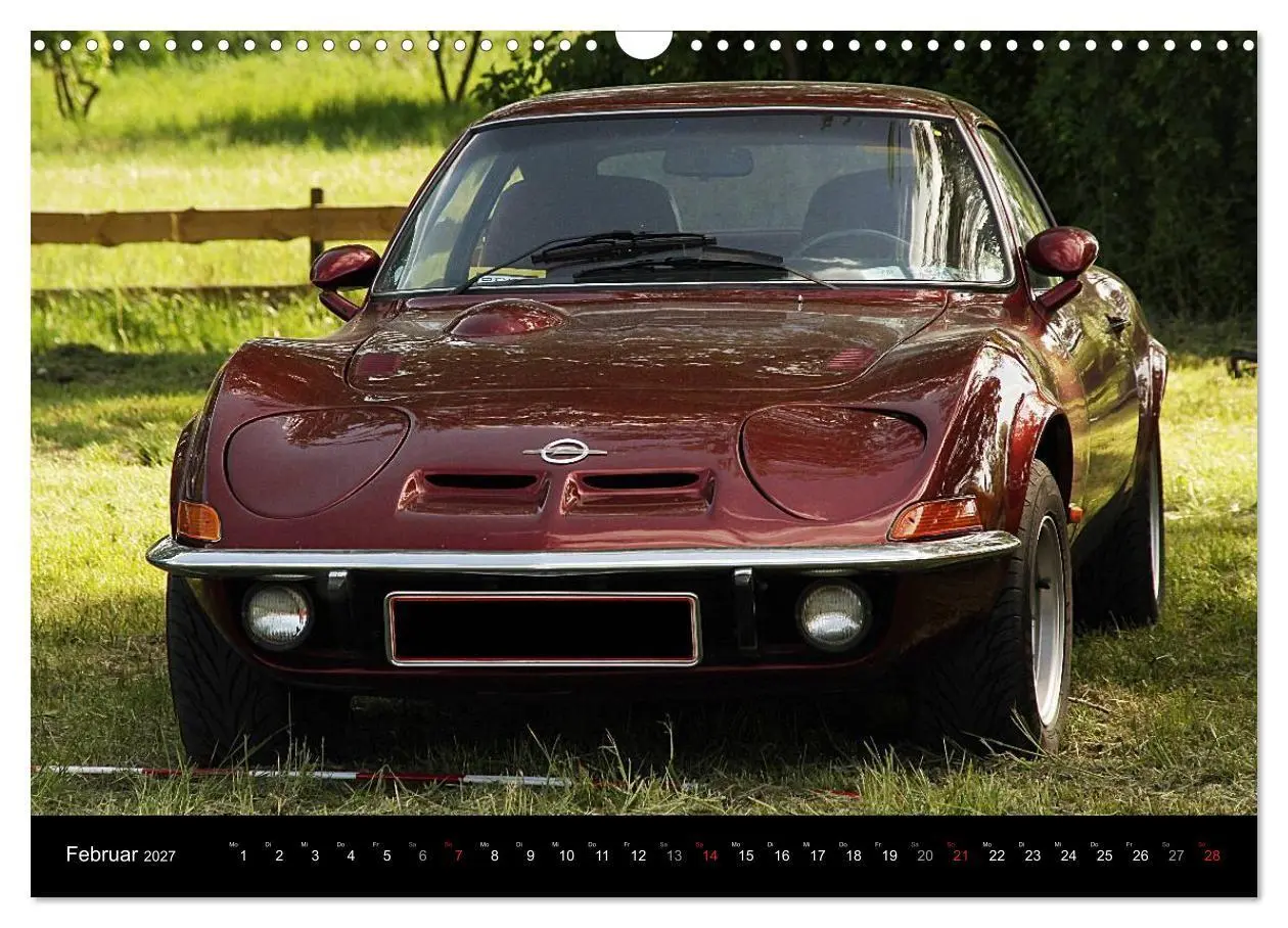 Bild: 9783594020845 | Opel GT Der Kalender (Wandkalender 2027 DIN A3 quer), CALVENDO...