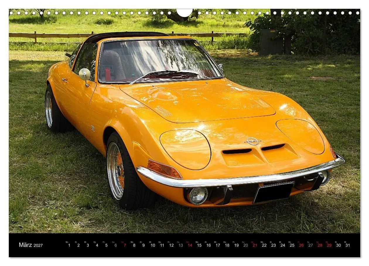 Bild: 9783594020845 | Opel GT Der Kalender (Wandkalender 2027 DIN A3 quer), CALVENDO...