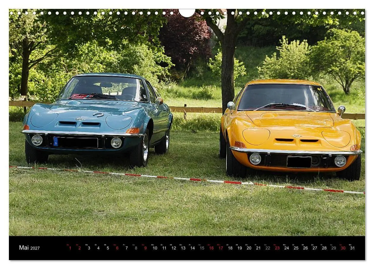 Bild: 9783594020845 | Opel GT Der Kalender (Wandkalender 2027 DIN A3 quer), CALVENDO...