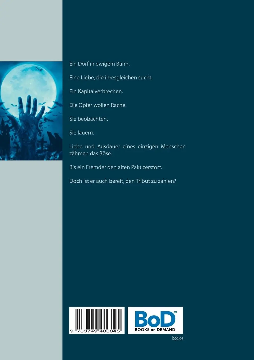 Rückseite: 9783749480845 | Grabflüsterin | Die Wiedergänger (Erzählung) | Danielle Weidig | Buch