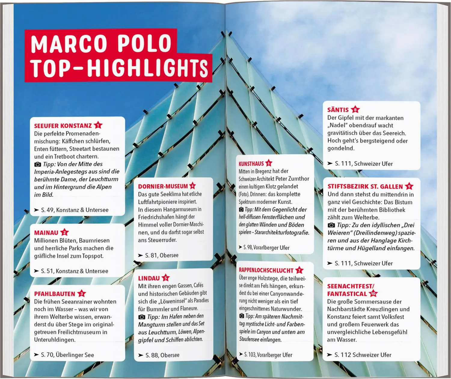 Bild: 9783829740845 | MARCO POLO Reiseführer Bodensee | Florian Wachsmann (u. a.) | Buch