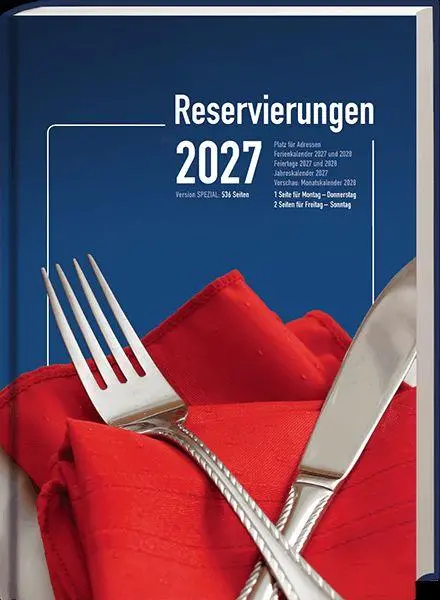 Cover: 9783887780845 | Reservierungsbuch "Spezial" 2027 | Kalender | Deutsch | 2027