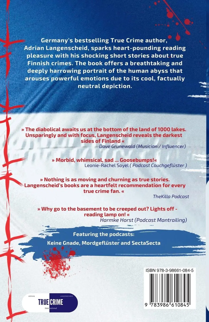 Rückseite: 9783986610845 | Finland True Crime | Adrian Langenscheid (u. a.) | Taschenbuch | 2023