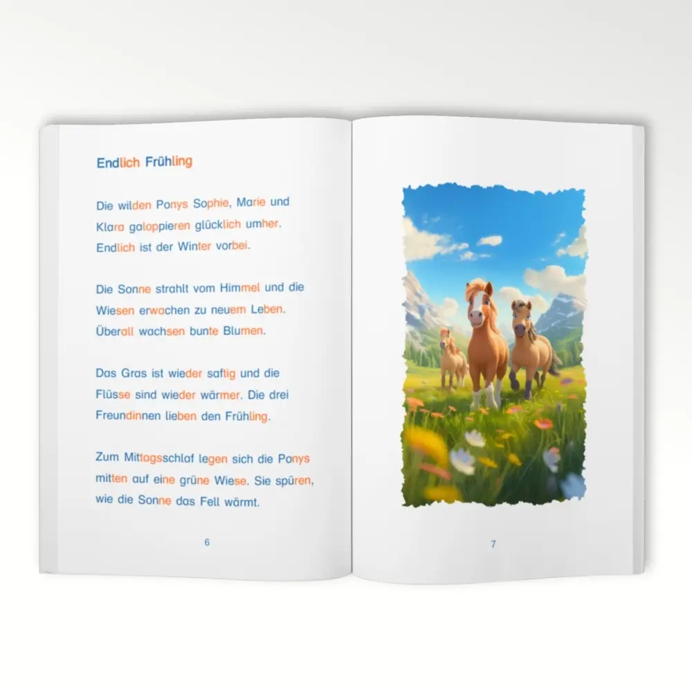 Bild: 9783988760845 | Silbenbuch 1. Klasse - Meine schönsten Pferdegeschichten | Sauerwald
