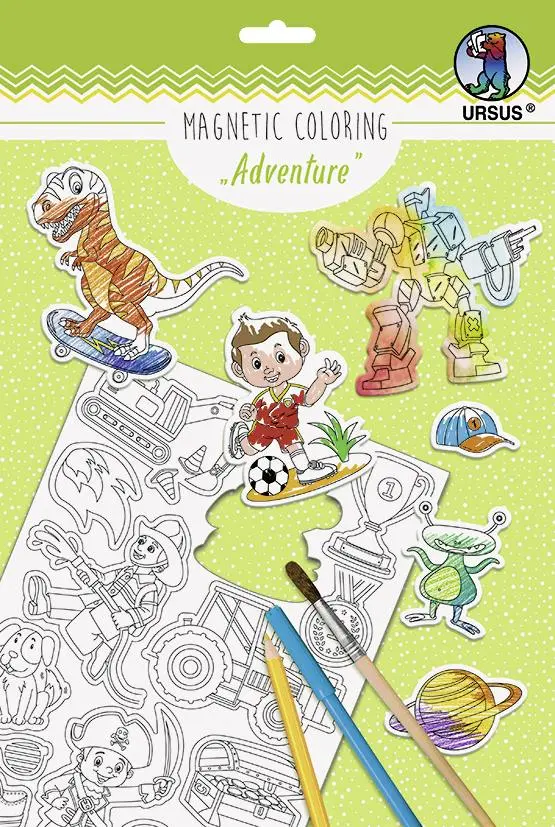 Cover: 4008525240945 | URSUS Blankoartikel Magnetic Coloring Adventure, DIN A4 | URSUS | 2023