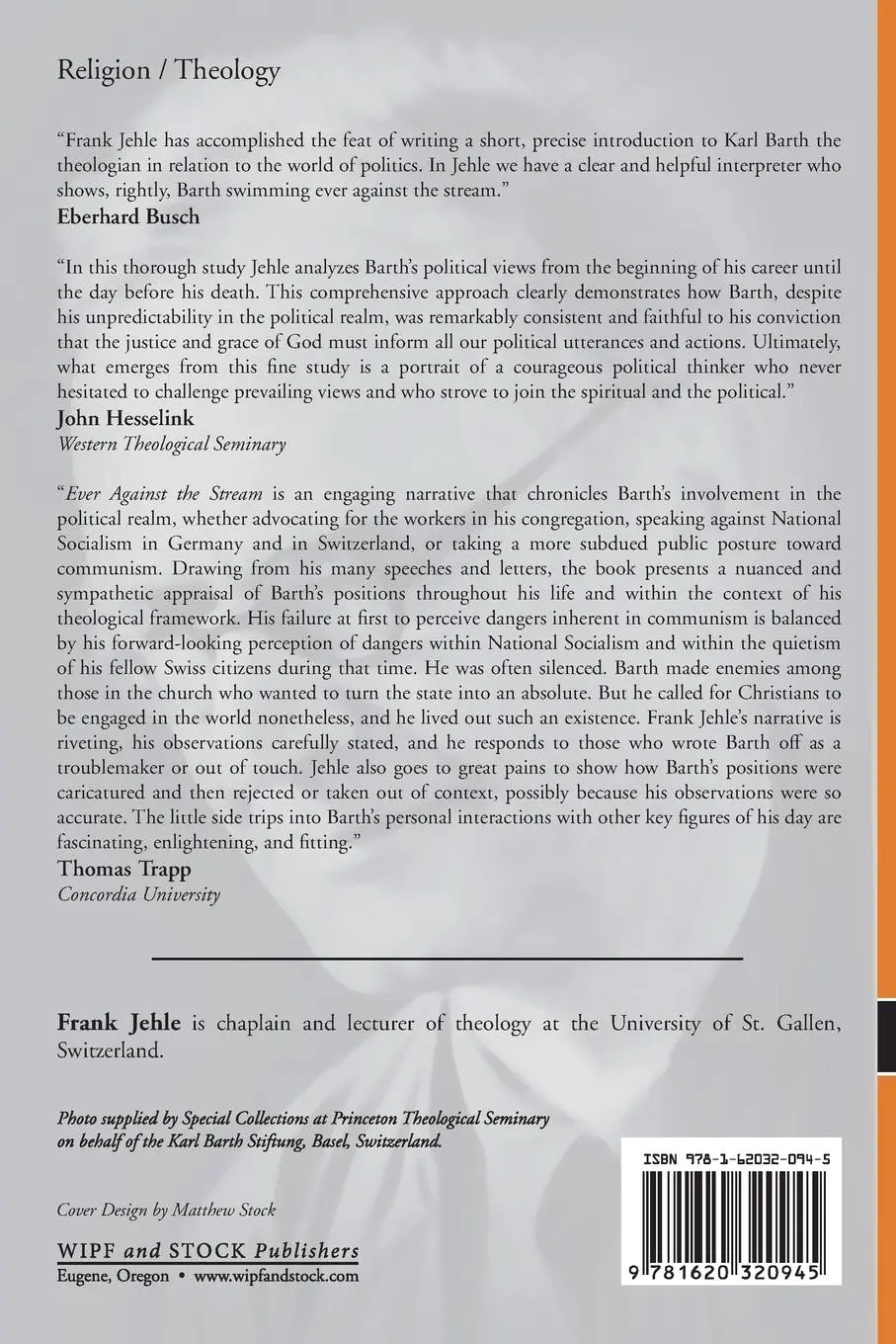 Rückseite: 9781620320945 | Ever Against the Stream | Frank Jehle | Taschenbuch | Englisch | 2012