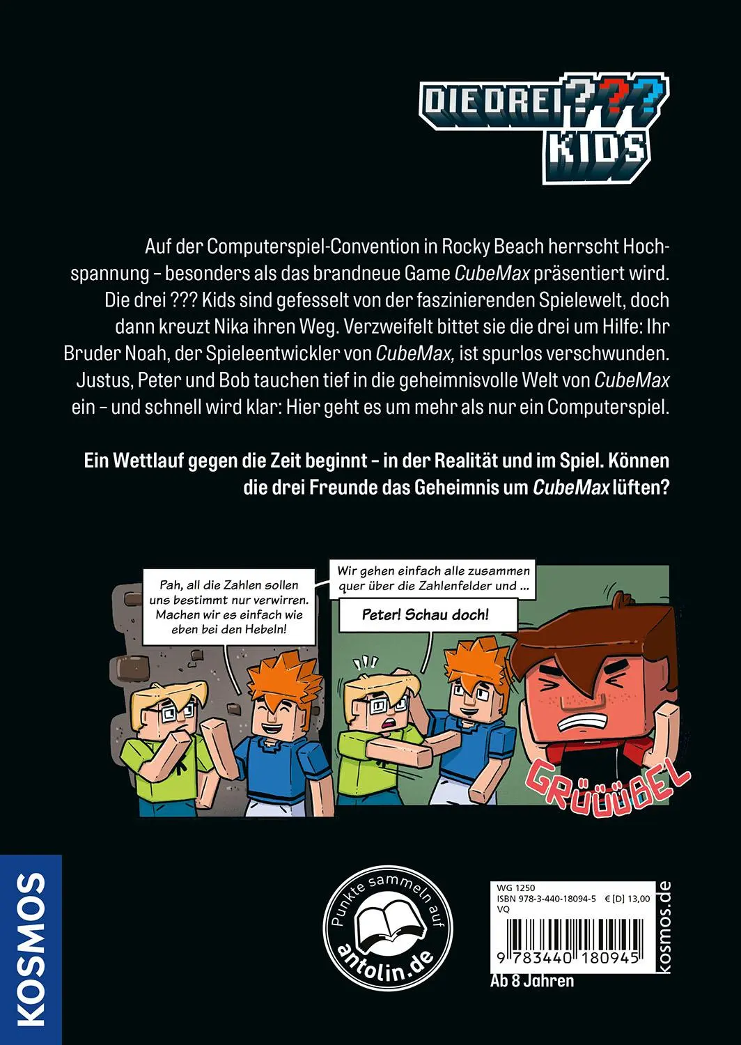 Bild: 9783440180945 | Die drei ??? Kids, Geheimnis um CubeMax | Calle Claus | Buch | 128 S.
