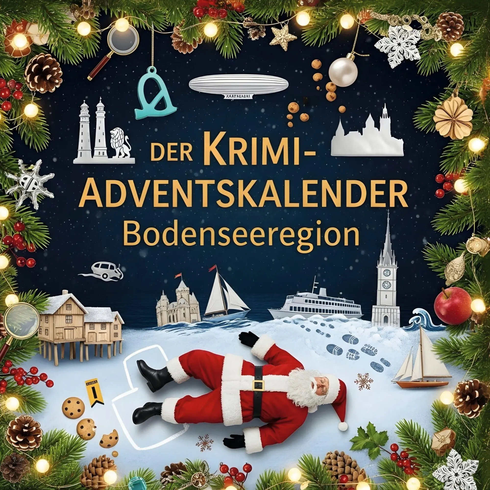 Cover: 9783695300945 | Der Krimi-Adventskalender Bodenseeregion | Mordsverdächtig in 24 Akten