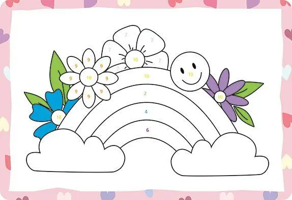 Bild: 9783790100945 | 50 Karten Malen nach Zahlen - Regenbogenwelt | Box | 50 S. | Deutsch