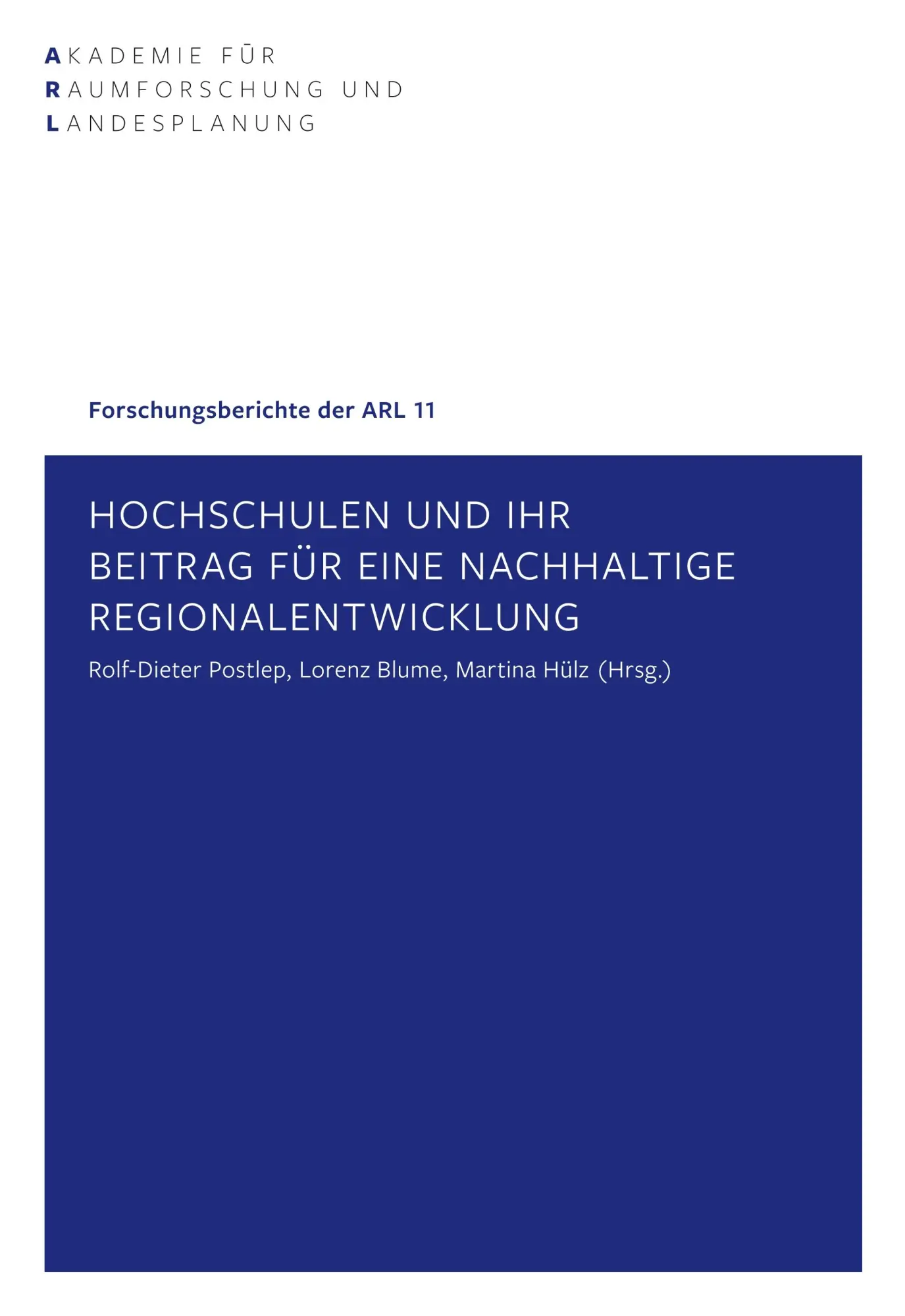 Cover: 9783888380945 | Hochschulen und ihr Beitrag für eine nachhaltige Regionalentwicklung