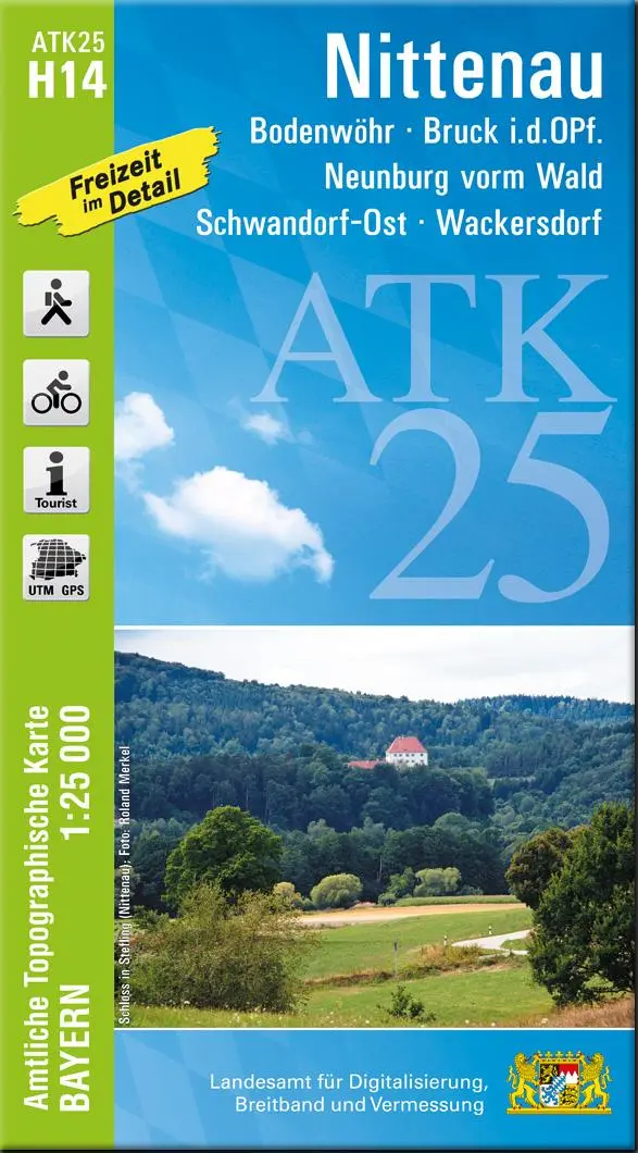 Cover: 9783987760945 | ATK25-H14 Nittenau (Amtliche Topographische Karte 1:25000) | Deutsch