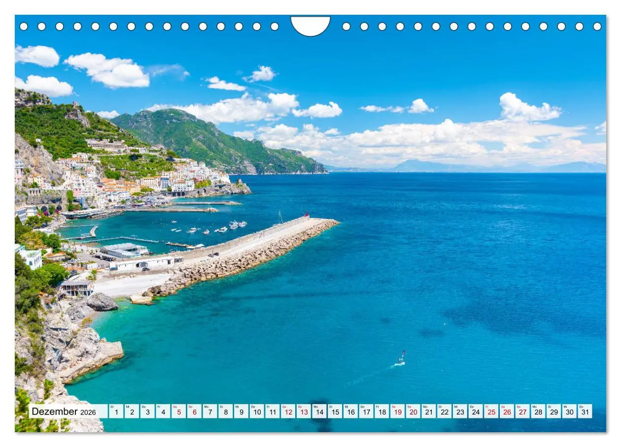Bild: 9783457691045 | Landschaften an der Amalfi Küste (Wandkalender 2026 DIN A4 quer),...