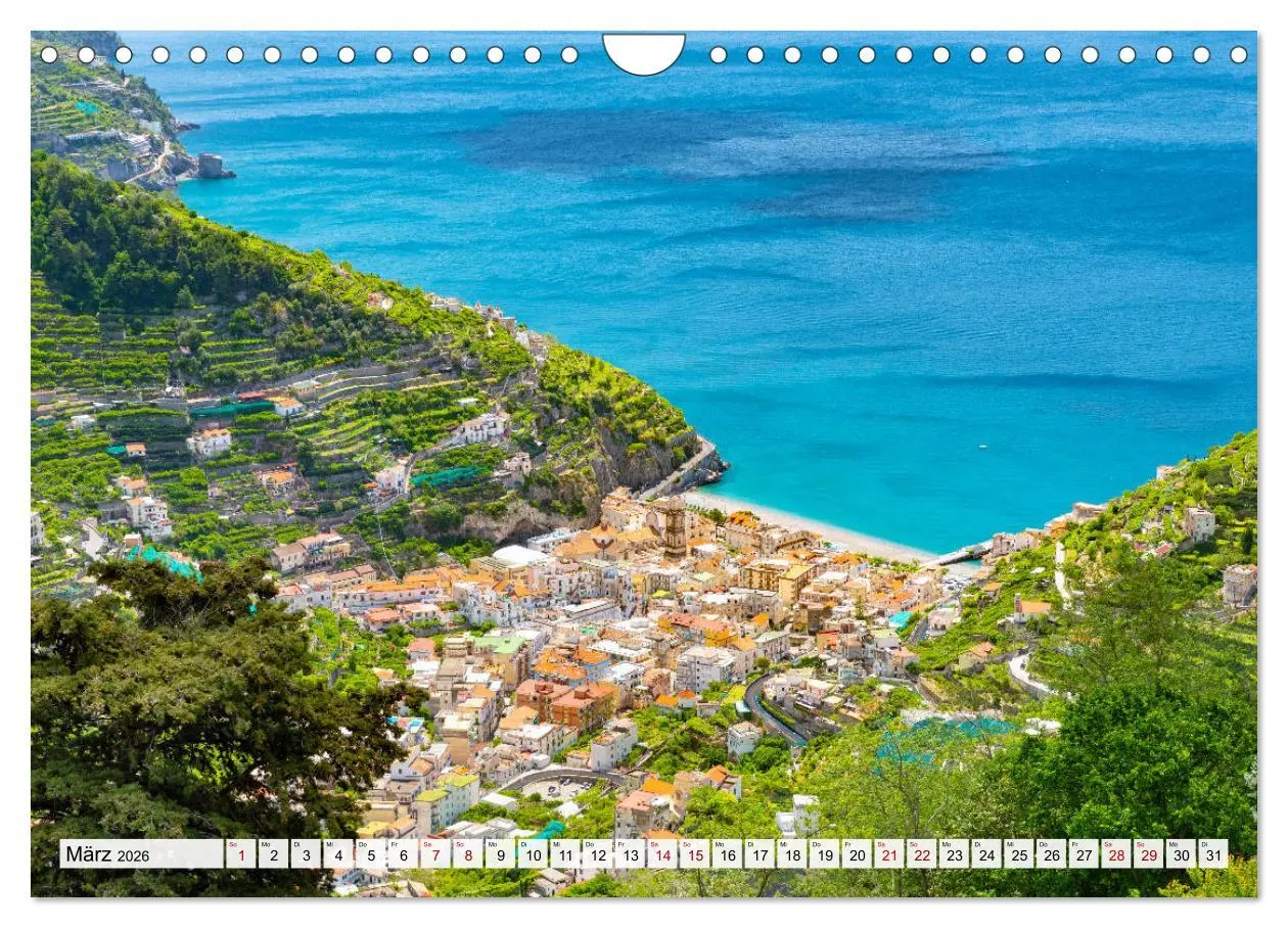 Bild: 9783457691045 | Landschaften an der Amalfi Küste (Wandkalender 2026 DIN A4 quer),...