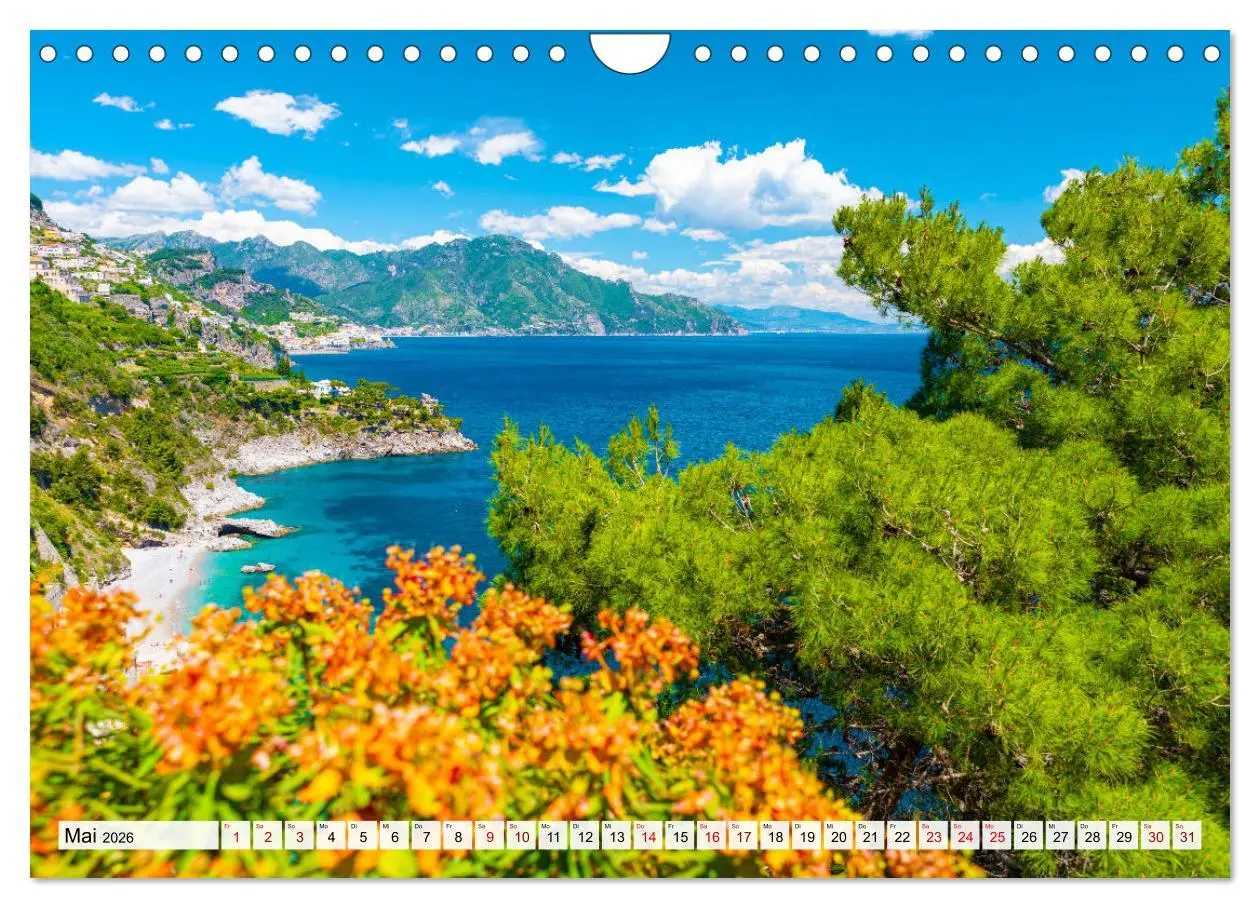 Bild: 9783457691045 | Landschaften an der Amalfi Küste (Wandkalender 2026 DIN A4 quer),...