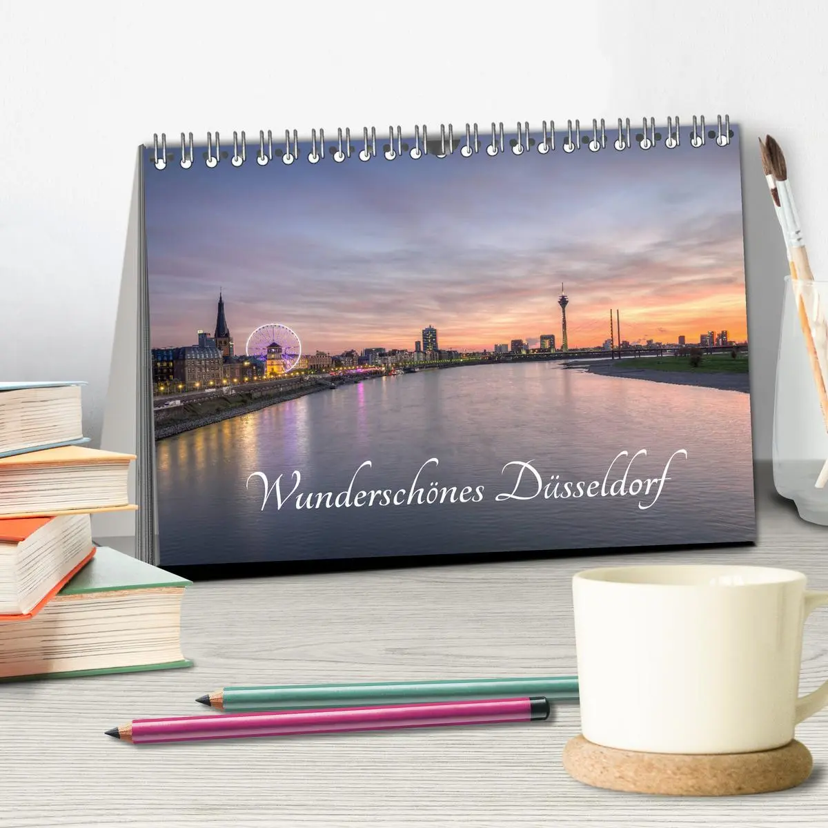 Bild: 9783457761045 | Wunderschönes Düsseldorf (Tischkalender 2026 DIN A5 quer), CALVENDO...