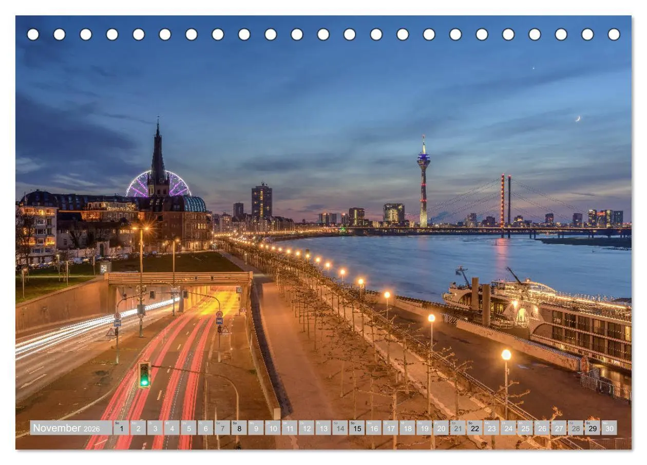 Bild: 9783457761045 | Wunderschönes Düsseldorf (Tischkalender 2026 DIN A5 quer), CALVENDO...