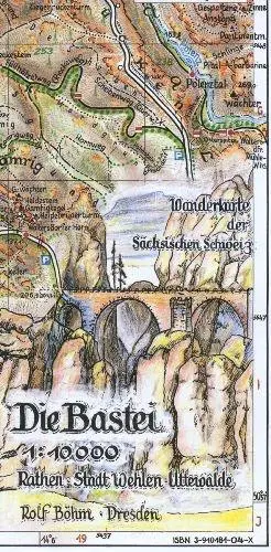 Cover: 9783910181045 | Die Bastei 1 : 10 000 | Rolf Böhm | (Land-)Karte | 1 S. | Deutsch
