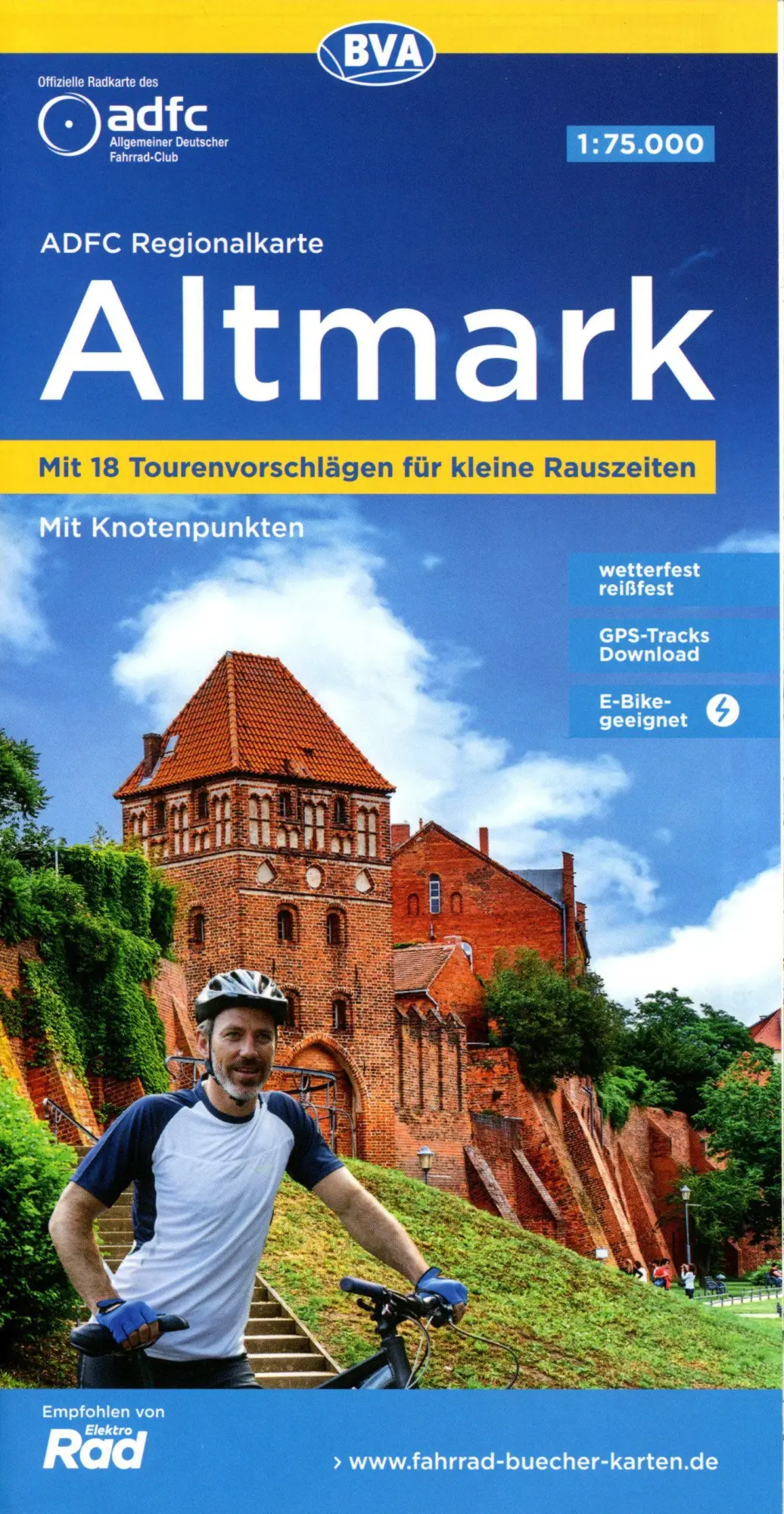 Cover: 9783969901045 | ADFC Regionalkarte Altmark, 1:75.000, mit Tagestourenvorschlägen,...