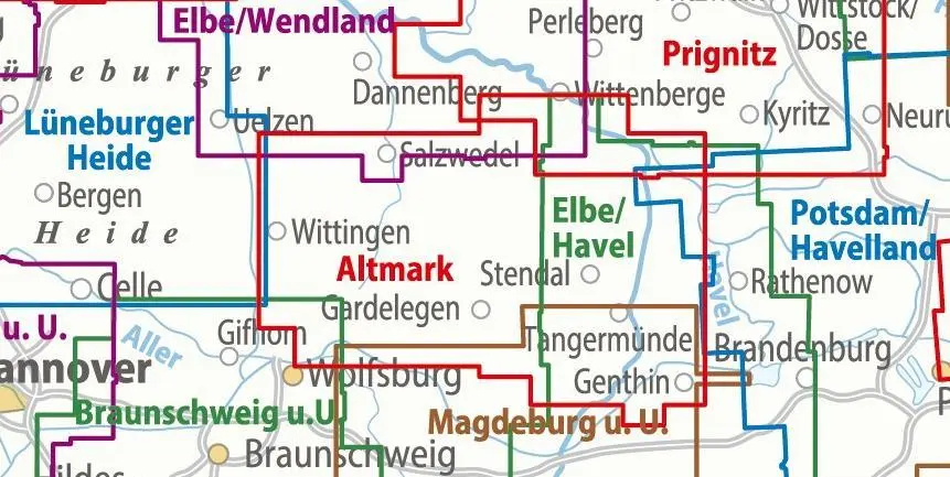 Bild: 9783969901045 | ADFC Regionalkarte Altmark, 1:75.000, mit Tagestourenvorschlägen,...