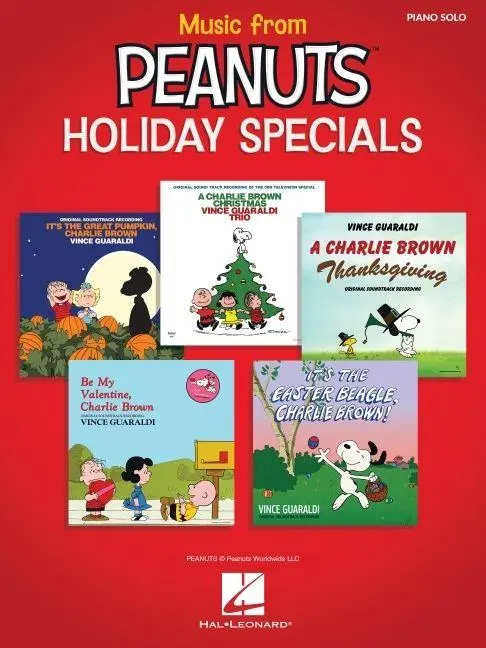 Hal Leonard Music from Peanuts Holiday Specials Piano Solo Seasonal Sheet Music for Students Teachers & Fans Classic Themes with Nostalgic Arrangements Inspired by Vince Guaraldi for Performances