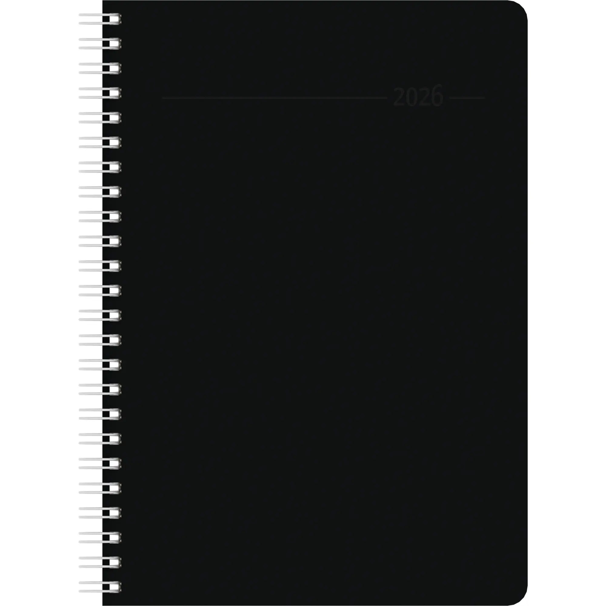 Cover: 4069095001145 | Wochenplaner Balacron schwarz 2026 - Büro-Kalender A5 - Cheftimer -...