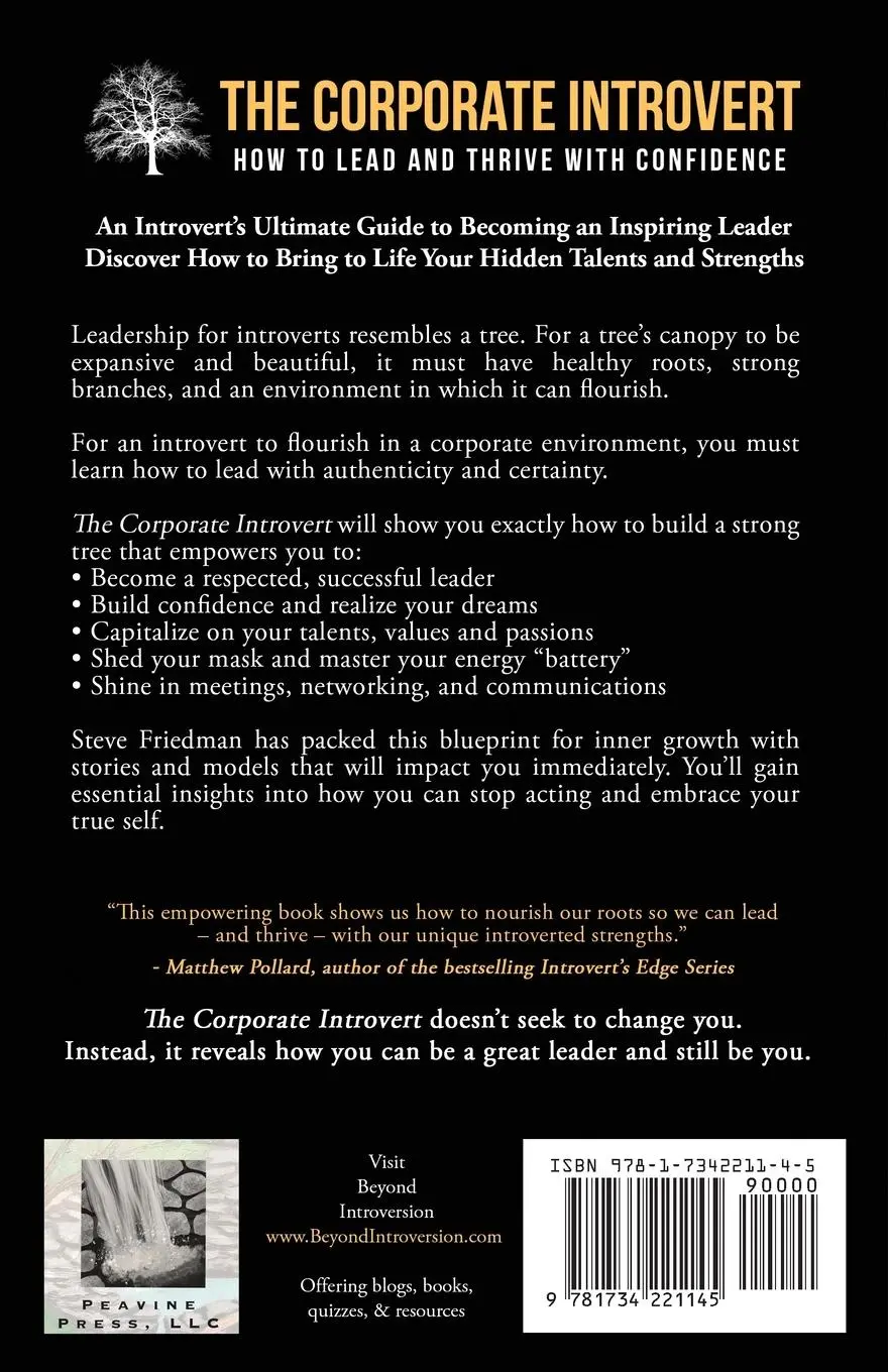 Rückseite: 9781734221145 | The Corporate Introvert | How to Lead and Thrive with Confidence