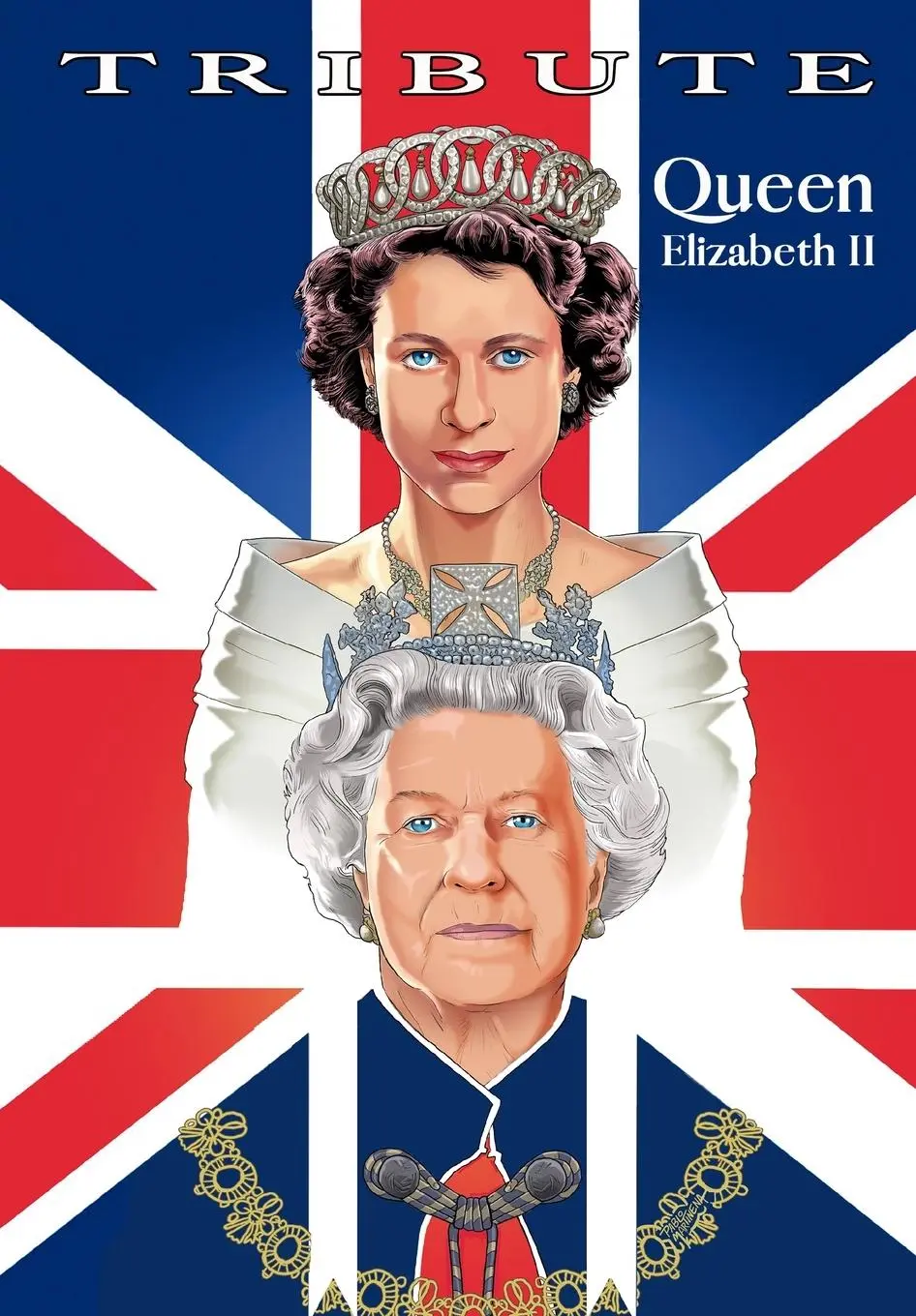 Cover: 9781956841145 | Tribute | Queen Elizabeth II | Michael Frziell (u. a.) | Taschenbuch