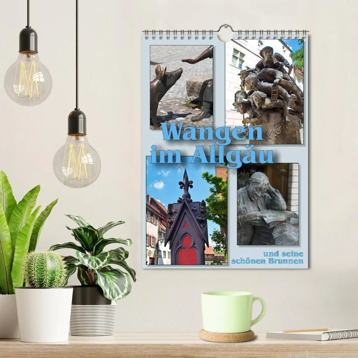 Bild: 9783516391145 | Wangen im Allgäu und seine schönen Brunnen (Wandkalender 2026 DIN...