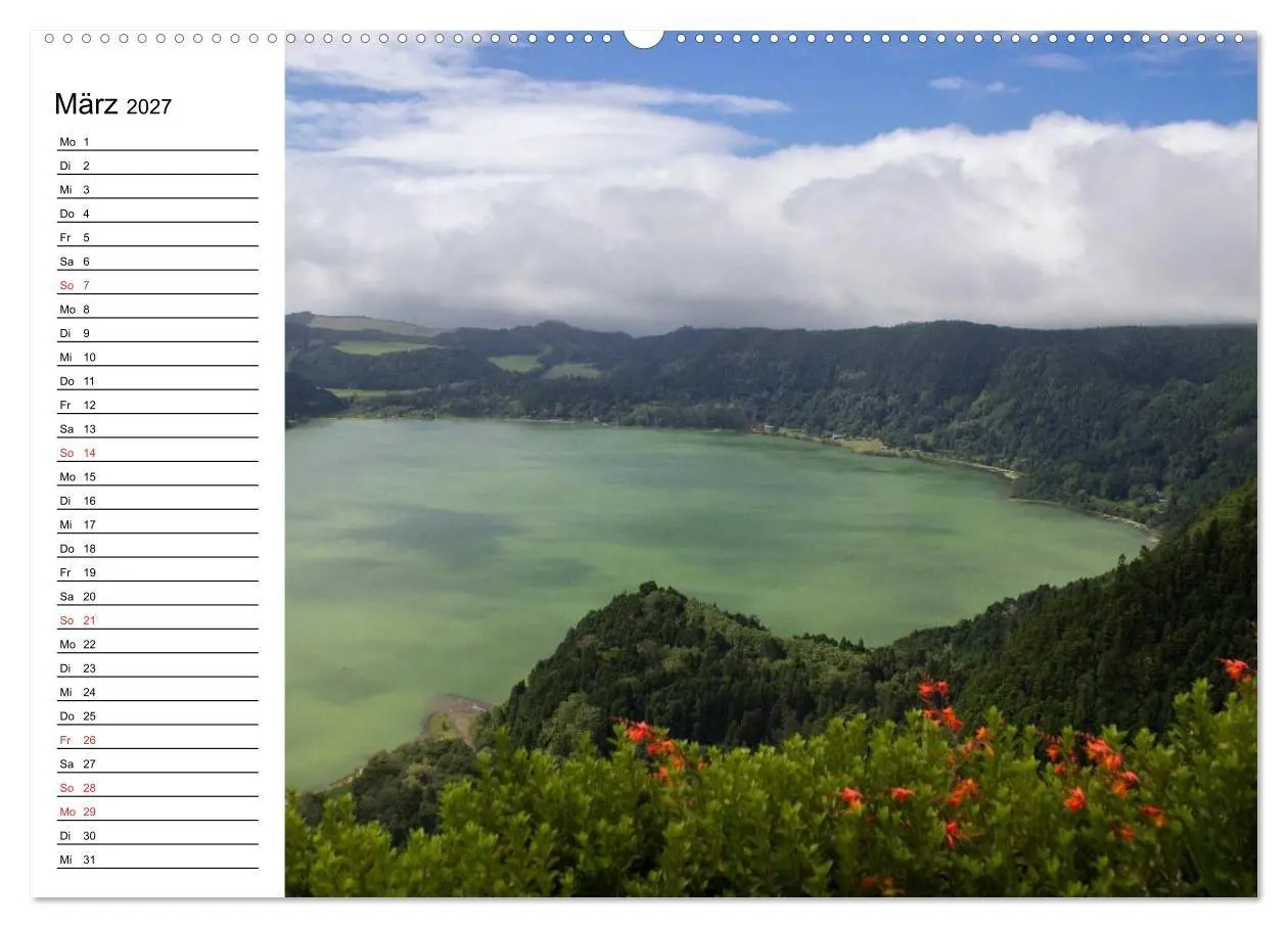 Bild: 9783569931145 | Azoren - São Miguel (Wandkalender 2027 DIN A2 quer), CALVENDO...