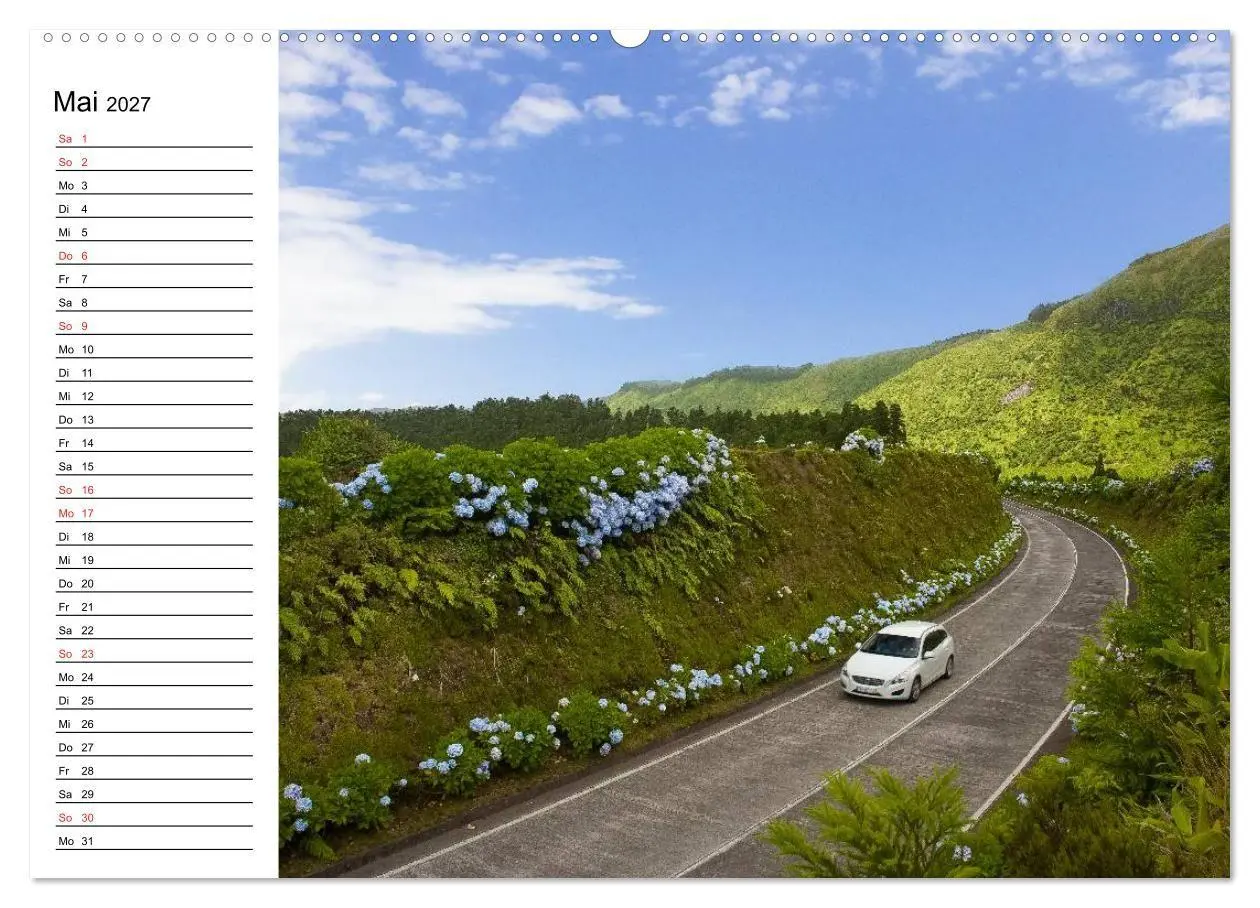 Bild: 9783569931145 | Azoren - São Miguel (Wandkalender 2027 DIN A2 quer), CALVENDO...