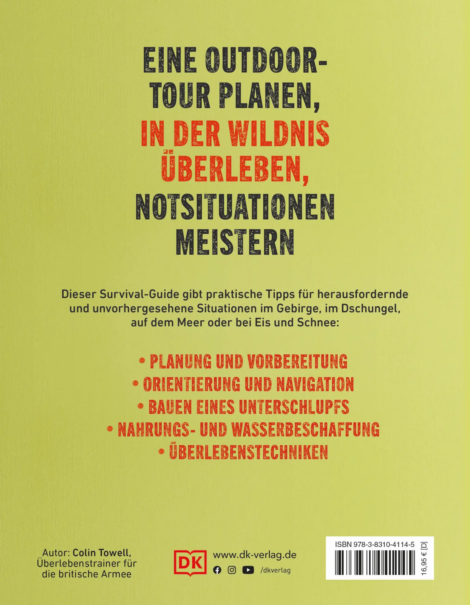 Rückseite: 9783831041145 | Survival-Guide | Dieses Buch könnte Ihr Leben retten | Colin Towell