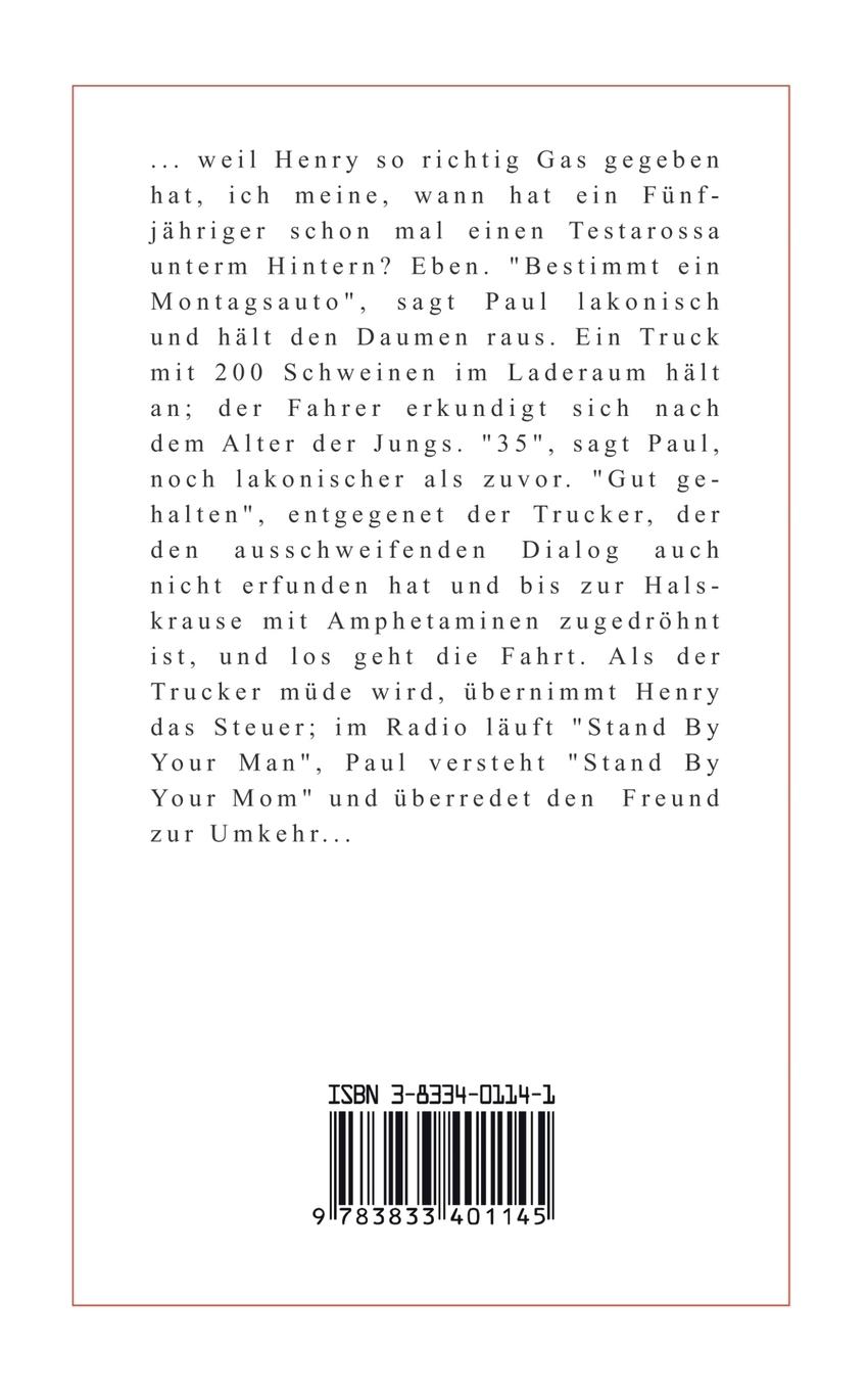 Rückseite: 9783833401145 | Von Vätern und Söhnen | Bernd Möhlmann | Taschenbuch | 124 S. | 2003