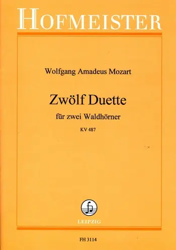 Cover: 9790203431145 | 12 Duette KV487 für 2 Waldhörner | Wolfgang Amadeus Mozart | Buch