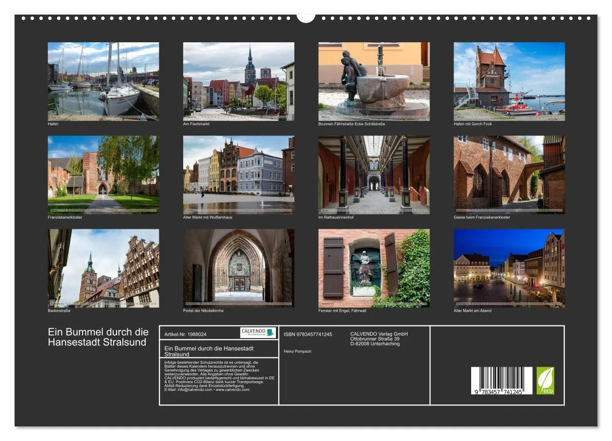 Bild: 9783457741245 | Ein Bummel durch die Hansestadt Stralsund (hochwertiger Premium...