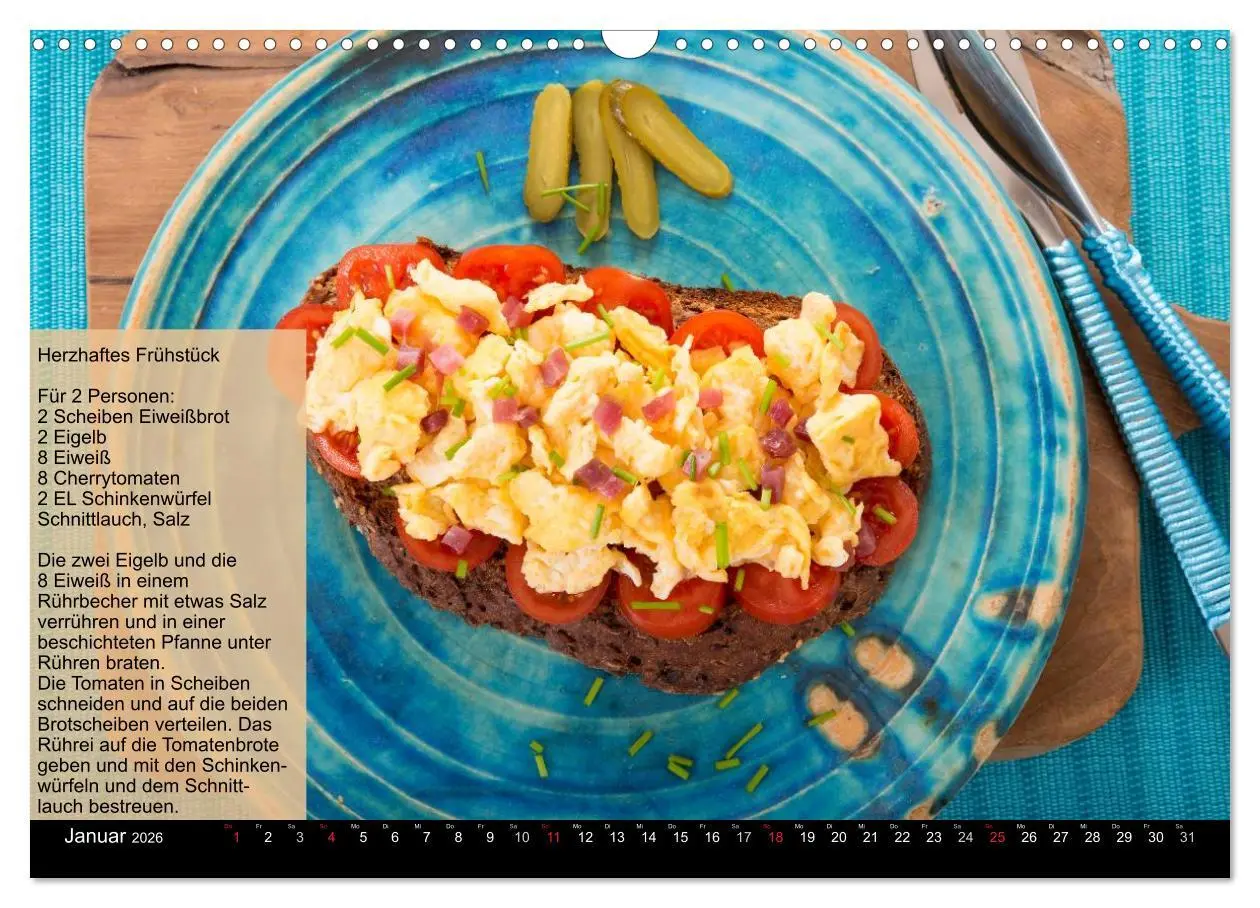 Bild: 9783516211245 | Low Carb - Leichte Rezepte für jeden Tag (Wandkalender 2026 DIN A3...