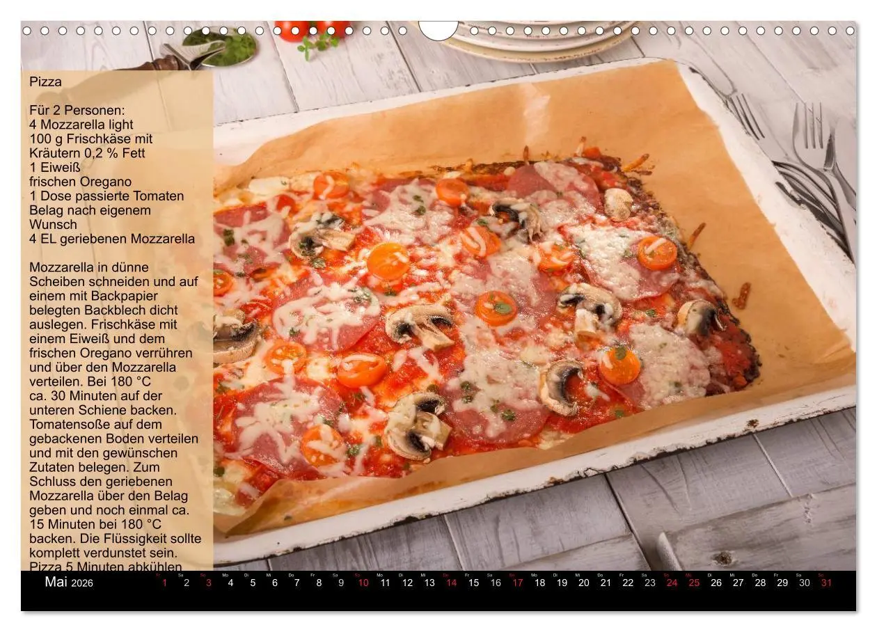 Bild: 9783516211245 | Low Carb - Leichte Rezepte für jeden Tag (Wandkalender 2026 DIN A3...