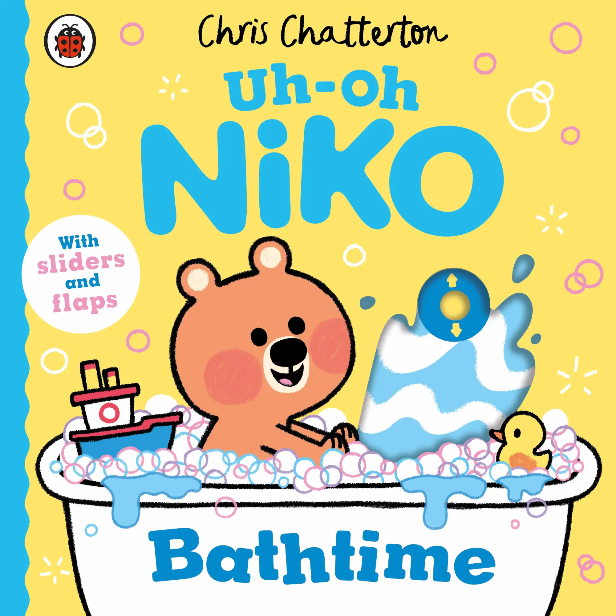 Cover: 9780241661345 | Uh-Oh, Niko: Bathtime | a push, pull and slide story | Chatterton