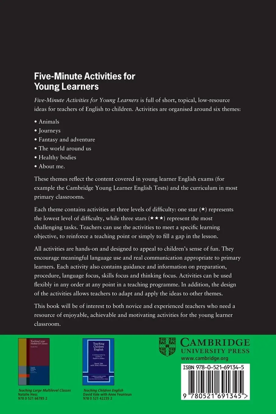 Rückseite: 9780521691345 | Five-Minute Activities for Young Learners | Penny McKay (u. a.) | Buch