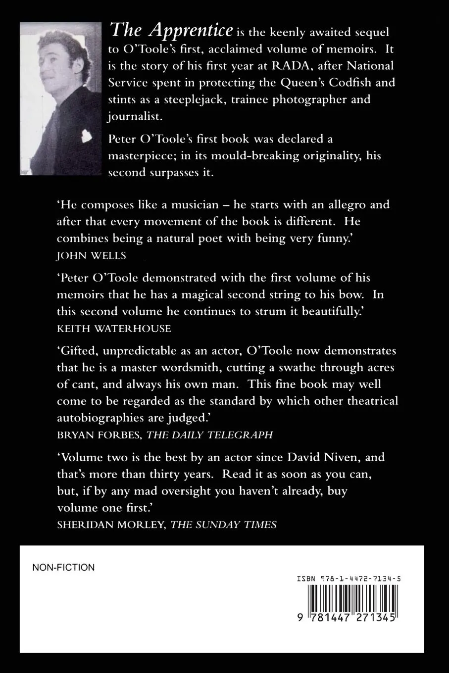 Rückseite: 9781447271345 | Loitering with Intent | The Apprentice: Volume 2 | Peter O'Toole
