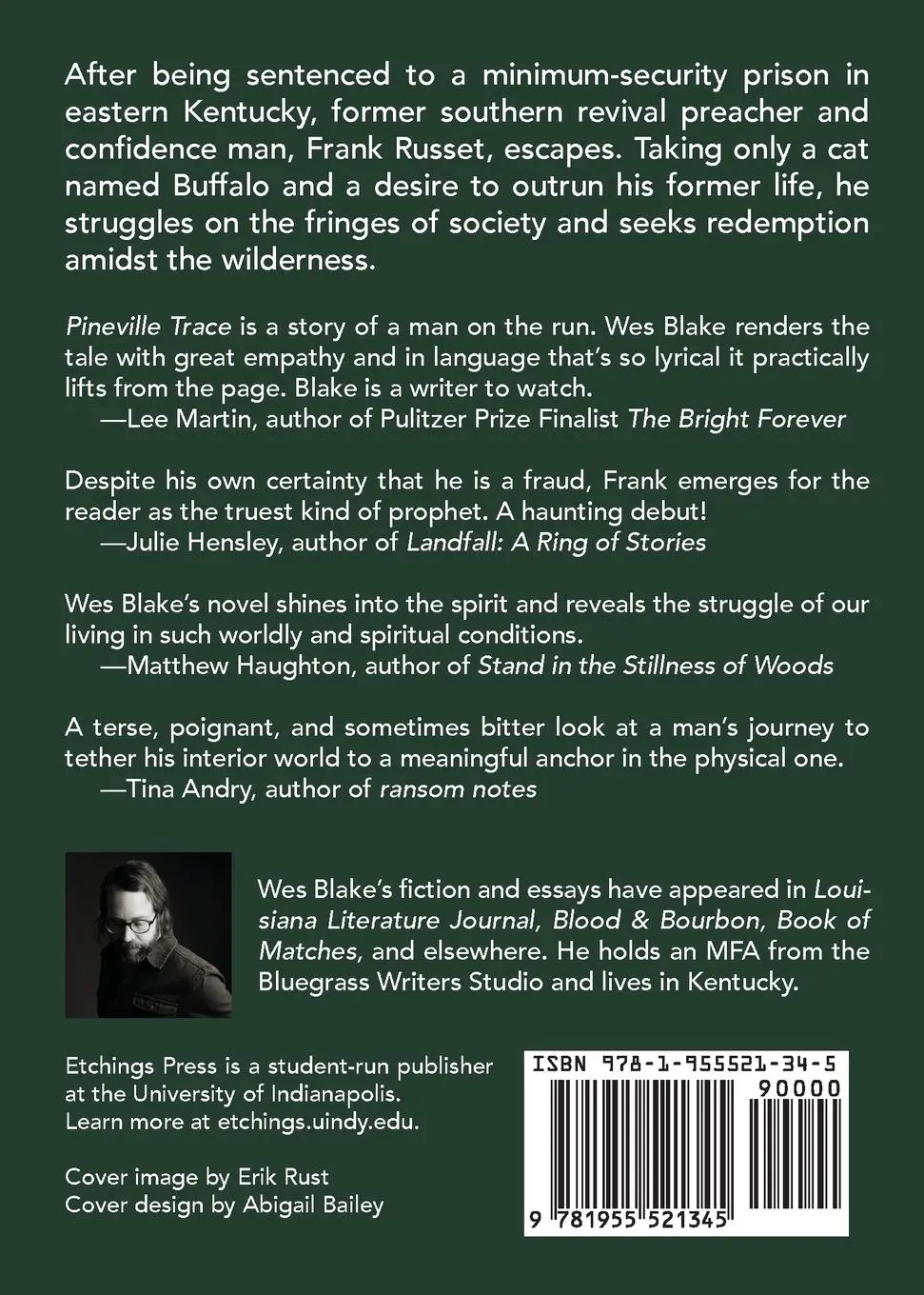 Rückseite: 9781955521345 | Pineville Trace | Wes Blake | Taschenbuch | Englisch | 2024