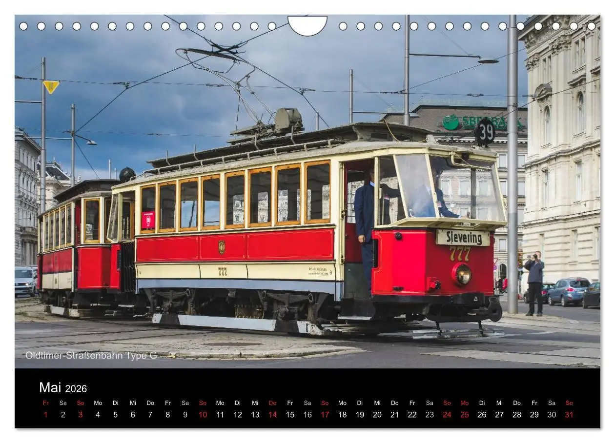 Bild: 9783457971345 | Historische Straßenbahnen in Wien (Wandkalender 2026 DIN A4 quer),...