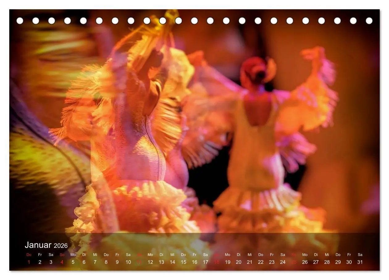 Bild: 9783516131345 | Flamenco - Tanz der Leidenschaft (Tischkalender 2026 DIN A5 quer),...